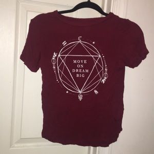 DIVIDED burgundy shirt (super soft)